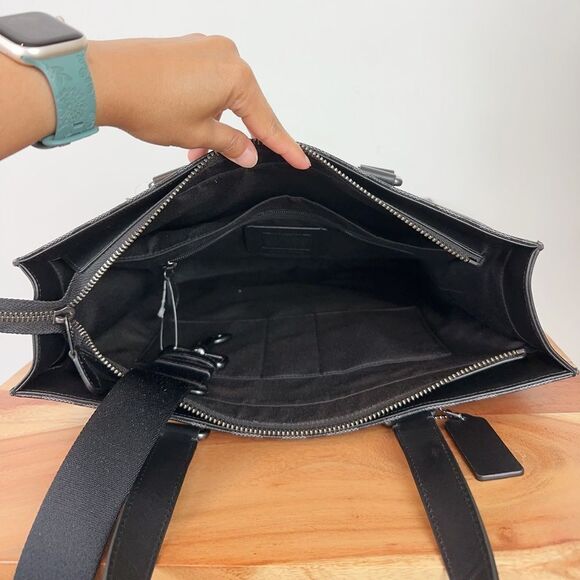 NWT Coach Graham Structured Tote Bag In Signature Canvas - Picture 8 of 10